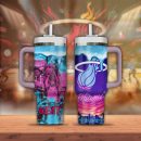 Miami Heat NBA Custom Stanley Quencher 30oz-40oz Stainless Steel Tumbler