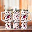 Miami Heat Basketball NBA Sport Custom Stanley Quencher 30oz-40oz Stainless Steel Tumbler Hot And Cold Tumbler