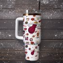 Miami Heat Basketball NBA Sport Custom Stanley Quencher 30oz-40oz Stainless Steel Tumbler Hot And Cold Tumbler