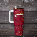 Miami Heat Basketball NBA Sport Custom Stanley Quencher 30oz-40oz Stainless Steel Tumbler