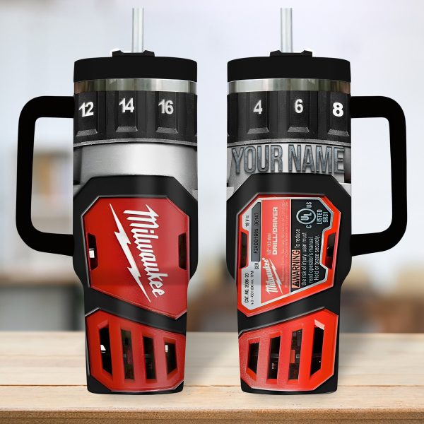 Milwaukee Bucks NBA Custom Stanley Quencher 30oz-40oz Stainless Steel Tumbler - Image 2