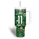 Milwaukee Bucks NBA Custom Stanley Quencher 30oz-40oz Stainless Steel Tumbler