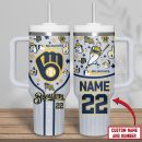 Milwaukee Bucks NBA Custom Stanley Quencher 30oz-40oz Stainless Steel Tumbler