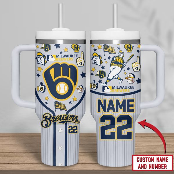 Milwaukee Bucks NBA Custom Stanley Quencher 30oz-40oz Stainless Steel Tumbler - Image 4