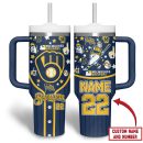 Milwaukee Bucks NBA Custom Stanley Quencher 30oz-40oz Stainless Steel Tumbler
