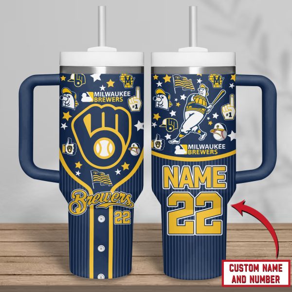 Milwaukee Bucks NBA Custom Stanley Quencher 30oz-40oz Stainless Steel Tumbler - Image 6