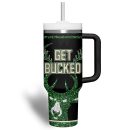 Milwaukee Bucks NBA Custom Stanley Quencher 30oz-40oz Stainless Steel Tumbler