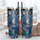 Minnesota Timberwolves Basketball NBA Sport Custom Stanley Quencher 30oz-40oz Stainless Steel Tumbler