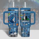Minnesota Timberwolves NBA Custom Stanley Quencher 30oz-40oz Stainless Steel Tumbler