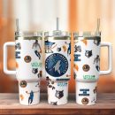 Minnesota Timberwolves NBA Sport Custom Stanley Quencher 30oz-40oz Stainless Steel Tumbler