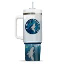 Minnesota Timberwolves NBA Custom Stanley Quencher 30oz-40oz Stainless Steel Tumbler Hot And Cold Tumbler