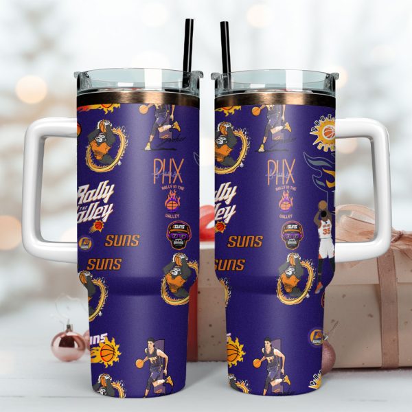 Phoenix Suns Basketball team NBA Sport Custom Stanley Quencher 30oz-40oz Stainless Steel Tumbler - Image 3