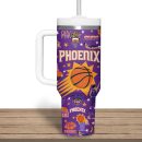 Phoenix Suns NBA Custom Stanley Quencher 30oz-40oz Stainless Steel Tumbler