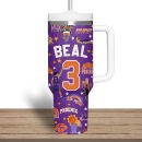 Phoenix Suns NBA Custom Stanley Quencher 30oz-40oz Stainless Steel Tumbler