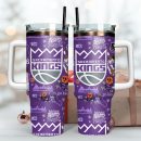 Sacramento Kings Basketball NBA Sports Custom Stanley Quencher 30oz-40oz Stainless Steel Tumbler