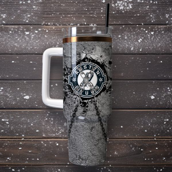 San Antonio Spurs Basketball NBA Sport Custom Stanley Quencher 30oz-40oz Stainless Steel Tumbler Hot And Cold Tumbler - Image 4
