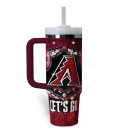 Rhinestone Arizona Diamondbacks MLB Custom Stanley Quencher 30oz-40oz Stainless Steel Tumbler Hot And Cold Tumbler