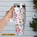 Atlanta Braves Baseball MLB Sport Custom Stanley Quencher 30oz-40oz Stainless Steel Tumbler