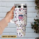 Atlanta Braves MLB Custom Stanley Quencher 30oz-40oz Stainless Steel Tumbler Hot And Cold Tumbler