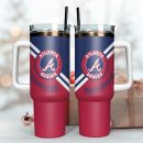 Atlanta Braves Baseball MLB Sport Custom Stanley Quencher 30oz-40oz Stainless Steel Tumbler Hot And Cold Tumbler