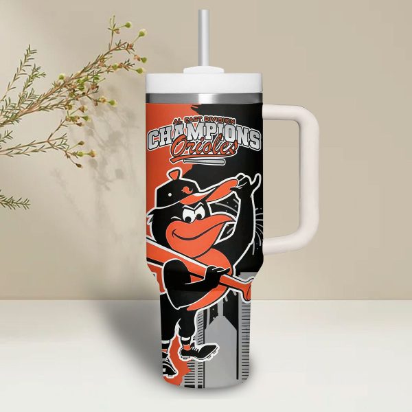Baltimore Orioles MLB Custom Stanley Quencher 30oz-40oz Stainless Steel - Image 2