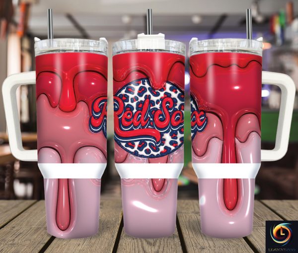 Boston Red Sox MLB Custom Stanley Quencher 30oz-40oz Stainless Steel Tumbler Hot And Cold Tumbler