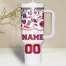 Boston Red Sox MLB Custom Stanley Quencher 30oz-40oz Stainless Steel