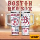 Boston Red Sox MLB Custom Stanley Quencher 30oz-40oz Stainless Steel Tumbler