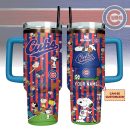 Chicago Cubs x Peanuts MLB Sports Custom Stanley Quencher 30oz-40oz Stainless Steel Tumbler Hot And Cold Tumbler