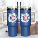 Chicago Cubs MLB Sport Custom Stanley Quencher 30oz-40oz Stainless Steel Tumbler