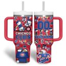 Chicago Cubs MLB Custom Stanley Quencher 30oz-40oz Stainless Steel Tumbler Hot And Cold Tumbler