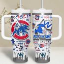 Chicago Cubs MLB Custom Stanley Quencher 30oz-40oz Stainless Steel Tumbler Hot And Cold Tumbler