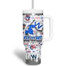 Chicago Cubs MLB Custom Stanley Quencher 30oz-40oz Stainless Steel Tumbler Hot And Cold Tumbler