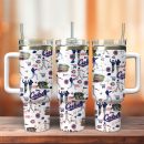 Chicago Cubs Baseball Field MLB Custom Stanley Quencher 30oz-40oz Stainless Steel Tumbler Hot And Cold Tumbler
