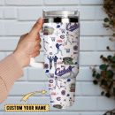 Chicago Cubs Baseball Field MLB Custom Stanley Quencher 30oz-40oz Stainless Steel Tumbler Hot And Cold Tumbler