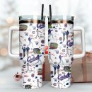 Chicago Cubs Baseball Field MLB Custom Stanley Quencher 30oz-40oz Stainless Steel Tumbler Hot And Cold Tumbler