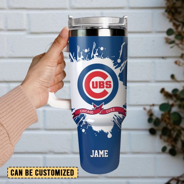 Chicago Cubs Baseball MLB Sport Custom Stanley Quencher 30oz-40oz Stainless Steel Tumbler Hot And Cold Tumbler - Image 2