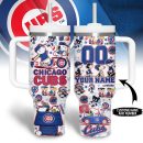 Chicago Cubs MLB Custom Stanley Quencher 30oz-40oz Stainless Steel Tumbler