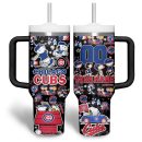 Chicago Cubs MLB Custom Stanley Quencher 30oz-40oz Stainless Steel Tumbler Hot And Cold Tumbler