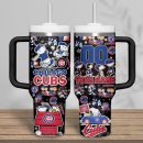 Chicago Cubs MLB Custom Stanley Quencher 30oz-40oz Stainless Steel Tumbler Hot And Cold Tumbler