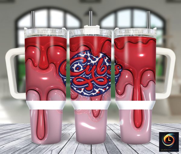 Chicago Cubs MLB Custom Stanley Quencher 30oz-40oz Stainless Steel Tumbler Hot And Cold Tumbler