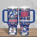 Chicago Cubs MLB Custom Stanley Quencher 30oz-40oz Stainless Steel Tumbler Hot And Cold Tumbler