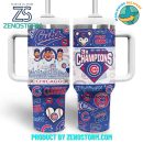 Chicago Cubs MLB Custom Stanley Quencher 30oz-40oz Stainless Steel Tumbler Hot And Cold Tumbler