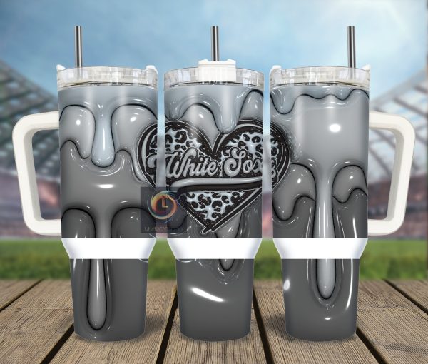 Chicago White Sox MLB Custom Stanley Quencher 30oz-40oz Stainless Steel Tumbler Hot And Cold Tumbler