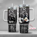 MLB Chicago White Sox Mickey Mouse Custom Stanley Quencher 30oz-40oz Stainless Steel Tumbler Hot And Cold Tumbler