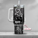 MLB Chicago White Sox Mickey Mouse Custom Stanley Quencher 30oz-40oz Stainless Steel Tumbler Hot And Cold Tumbler