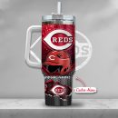 MLB Cincinnati Reds Mickey Mouse Custom Stanley Quencher 30oz-40oz Stainless Steel Tumbler Hot And Cold Tumbler