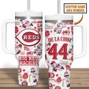 Cincinnati Reds MLB Custom Stanley Quencher 30oz-40oz Stainless Steel Tumbler