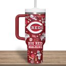 Cincinnati Reds MLB Custom Stanley Quencher 30oz-40oz Stainless Steel Tumbler