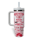 Cincinnati Reds MLB Custom Stanley Quencher 30oz-40oz Stainless Steel Tumbler Hot And Cold Tumbler
